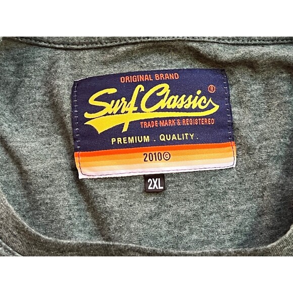 SURF CLASSIC ONE LOVE JAMAICA GOOD VIBES ONLY Short Sleeve T-Shirt Green 2XL - Picture 4 of 5